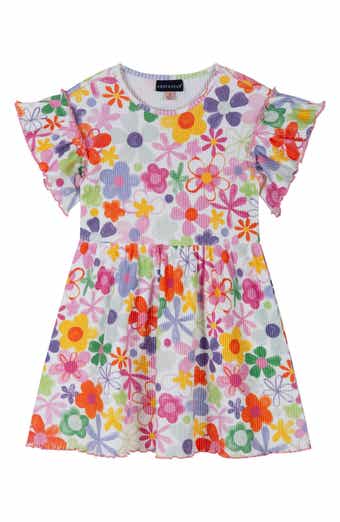 Andy & Evan Kids' Rib Print Dress