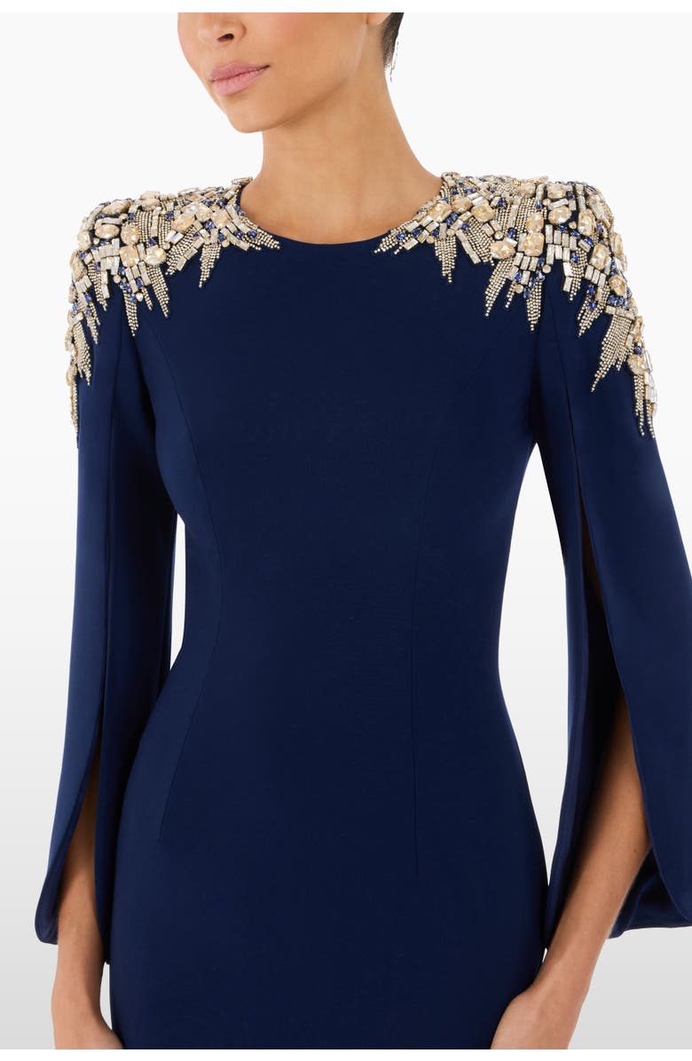 Jenny Packham Adeline Maxi Dress, Alternate, color, Midnight Kiss