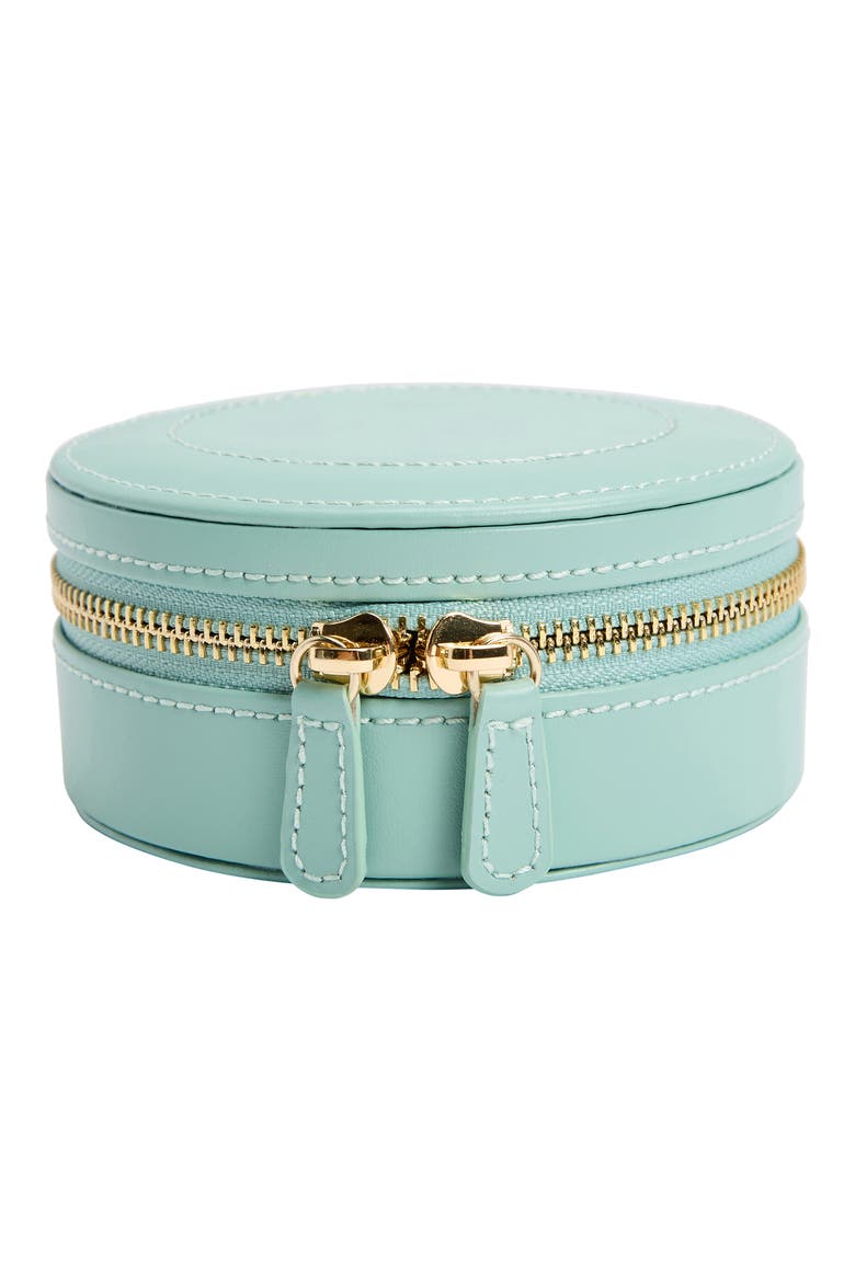 Sophia Round Zip Case, Main, color, JADE