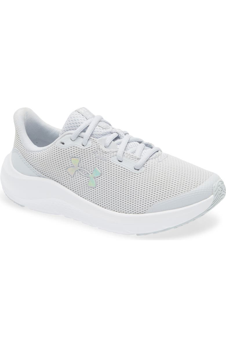 Under Armour Kids' Pursuit 4 Running Sneaker, Main, color, Halo Gray