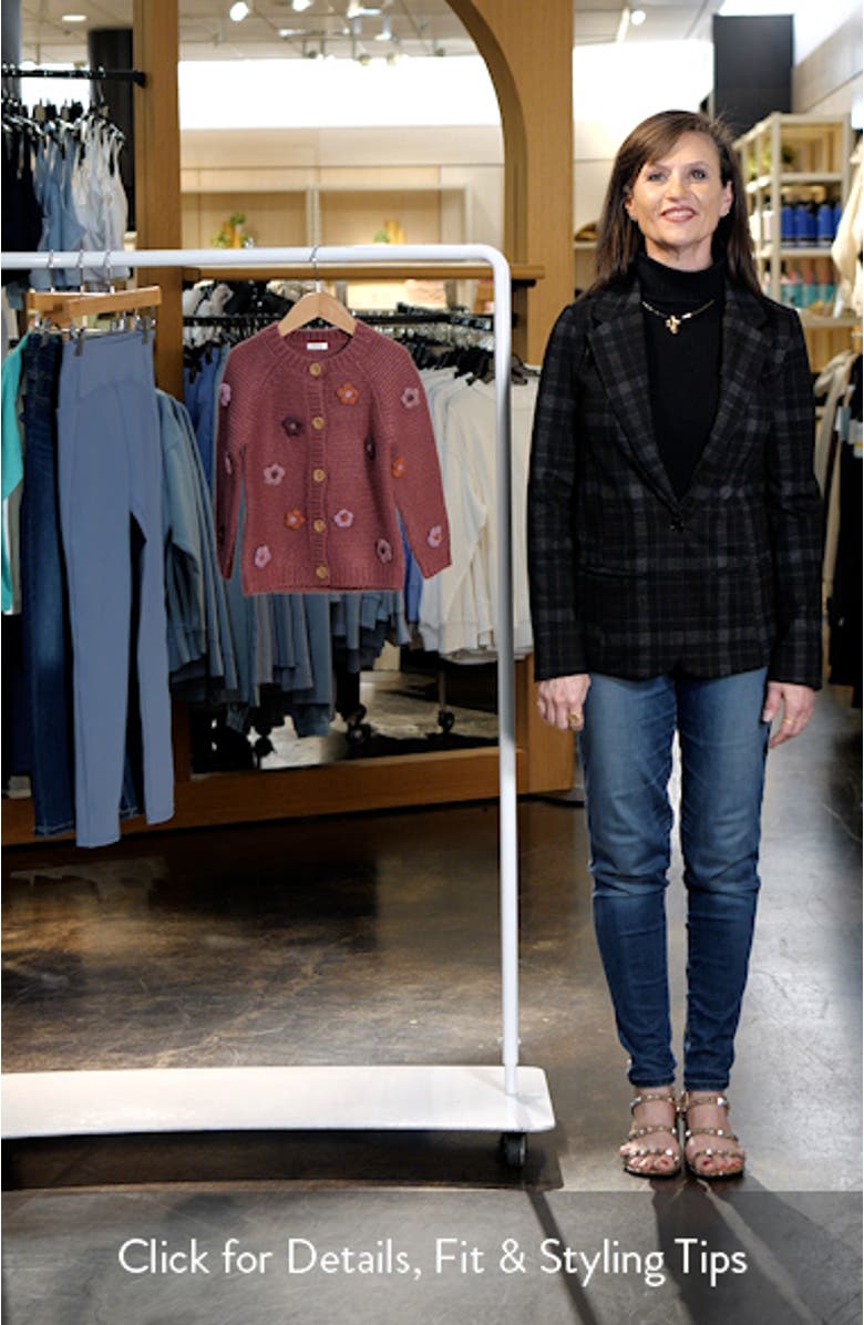 Kids' 3D Flower Embellished Cardigan, sales video thumbnail