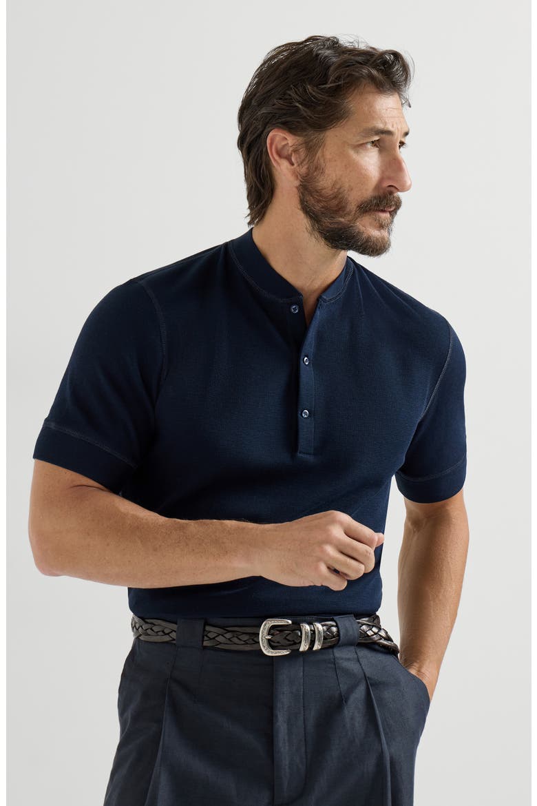 Cotton jersey T-shirt, Alternate, color, Cobalt