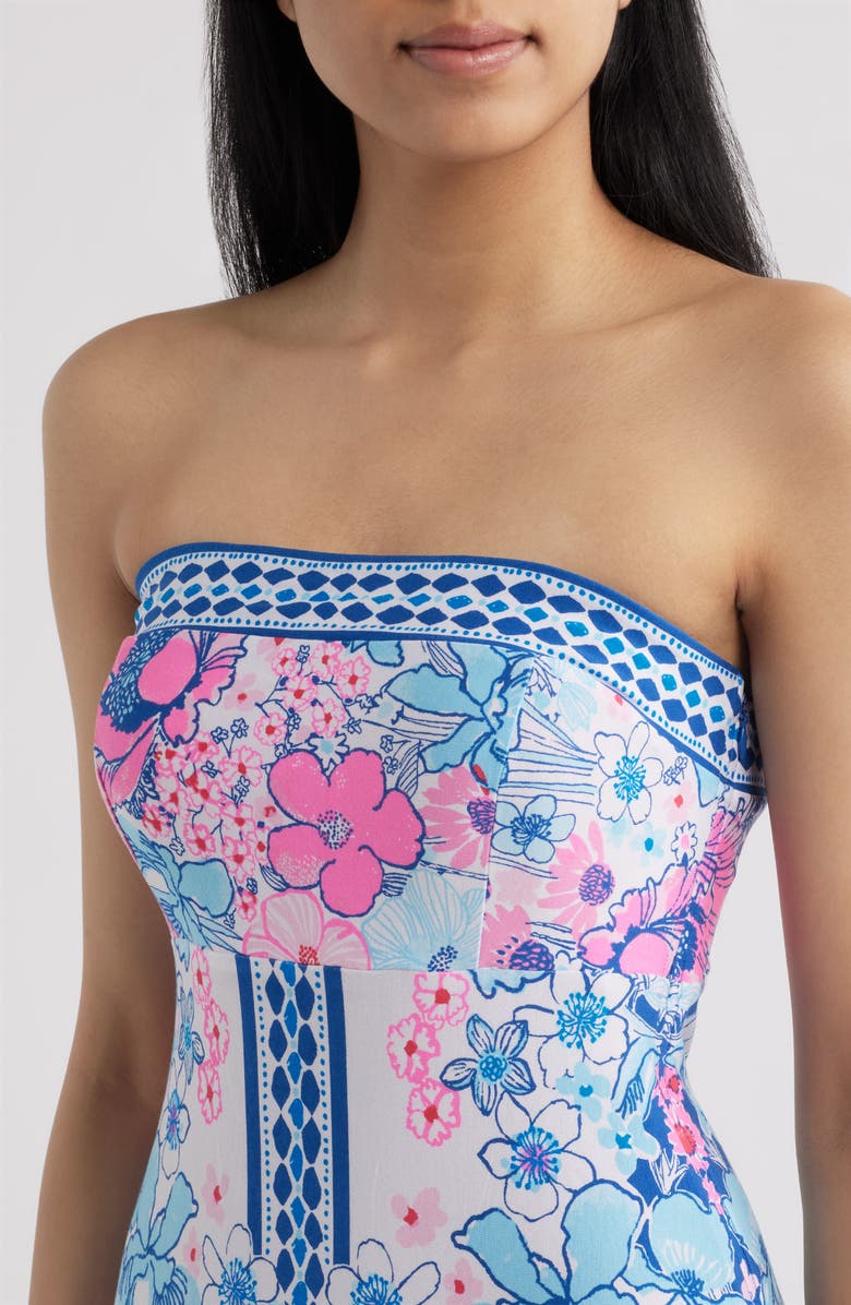 Lilly Pulitzer<sup>®</sup> Noa Strapless Maxi Dress, Alternate, color, Starlight Navy