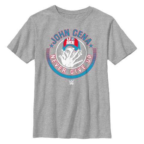 Boy's WWE John Cena Never Give Up Logo Graphic Tee