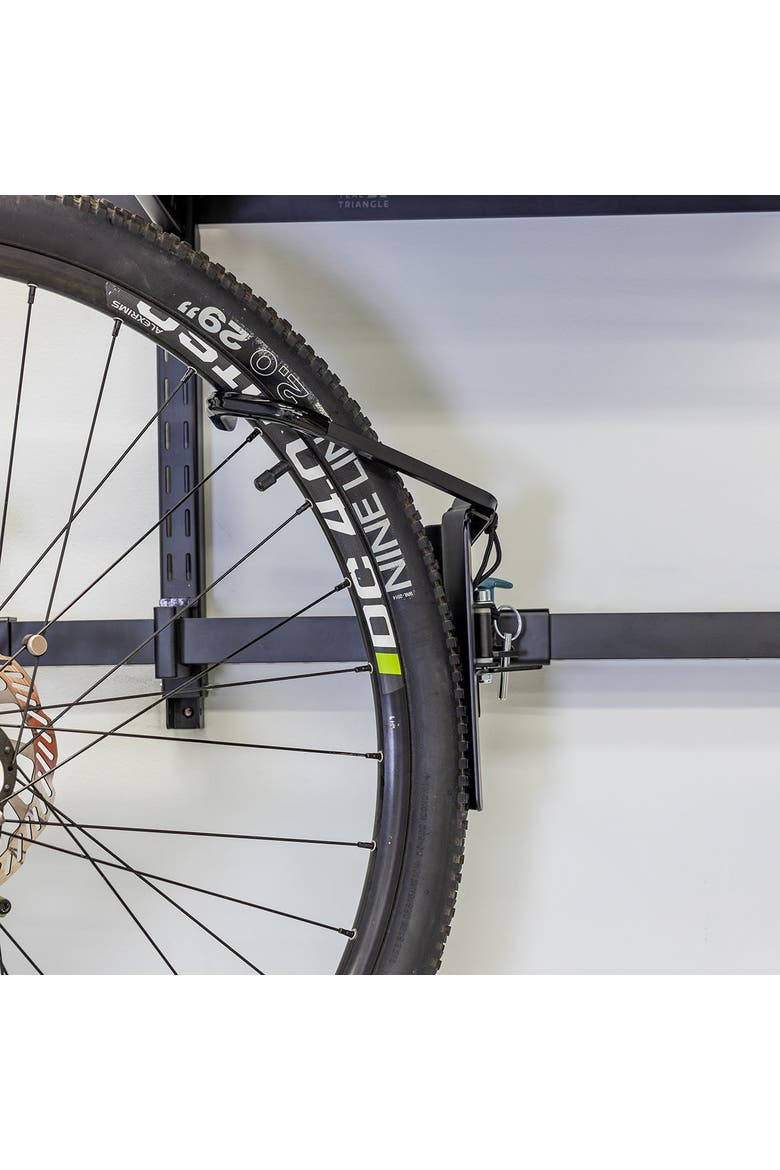 G-Swivel Bike + Shelf - Adjustable Wall Storage System - Holds 4 Bikes, Alternate, color, Black
