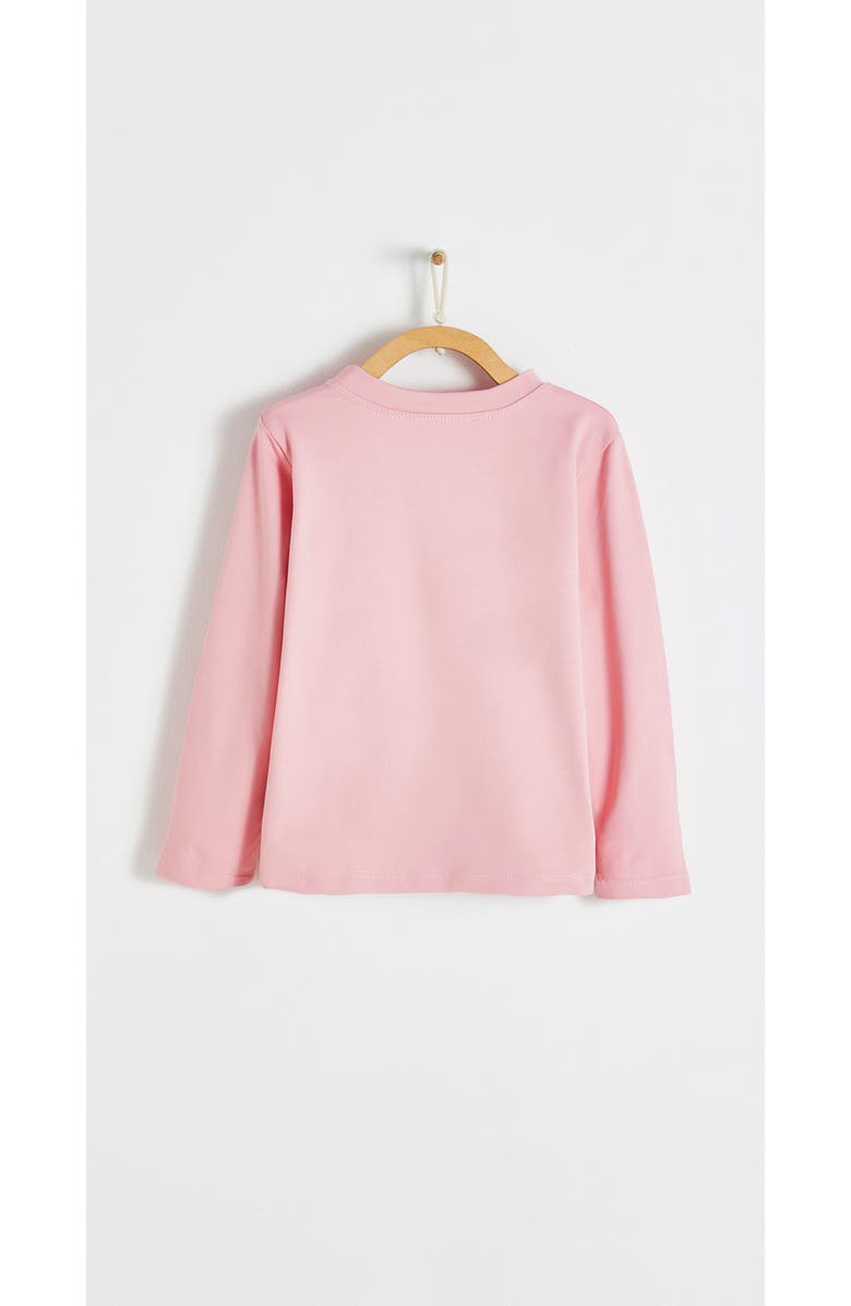 Babycottons Premium Quality Shine Long Sleeve Rashguard for Toddler, Alternate, color, Pink