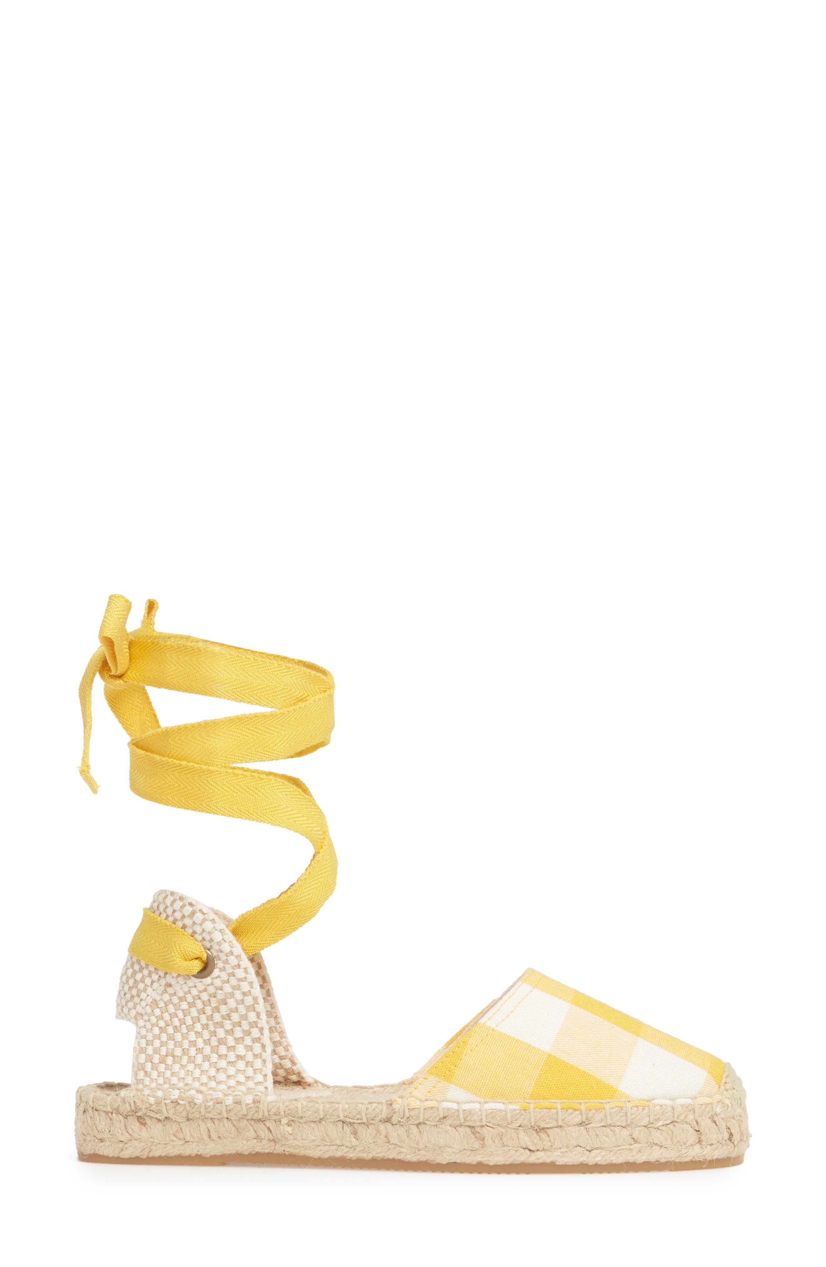 Lauren Ankle Wrap Espadrille Sandal, Alternate, color, MARIGOLD