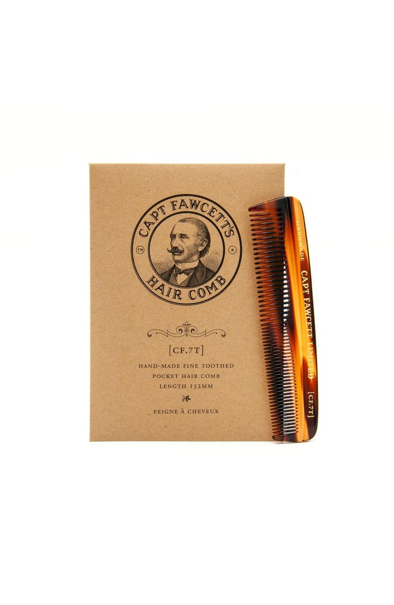 Captain Fawcett Pocket Hair Comb, Alternate, color, Comb