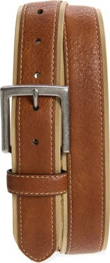 NORDSTROM RACK Leather & Canvas Belt