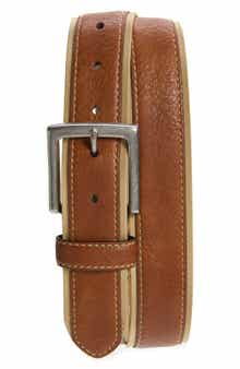 NORDSTROM RACK Leather & Canvas Belt