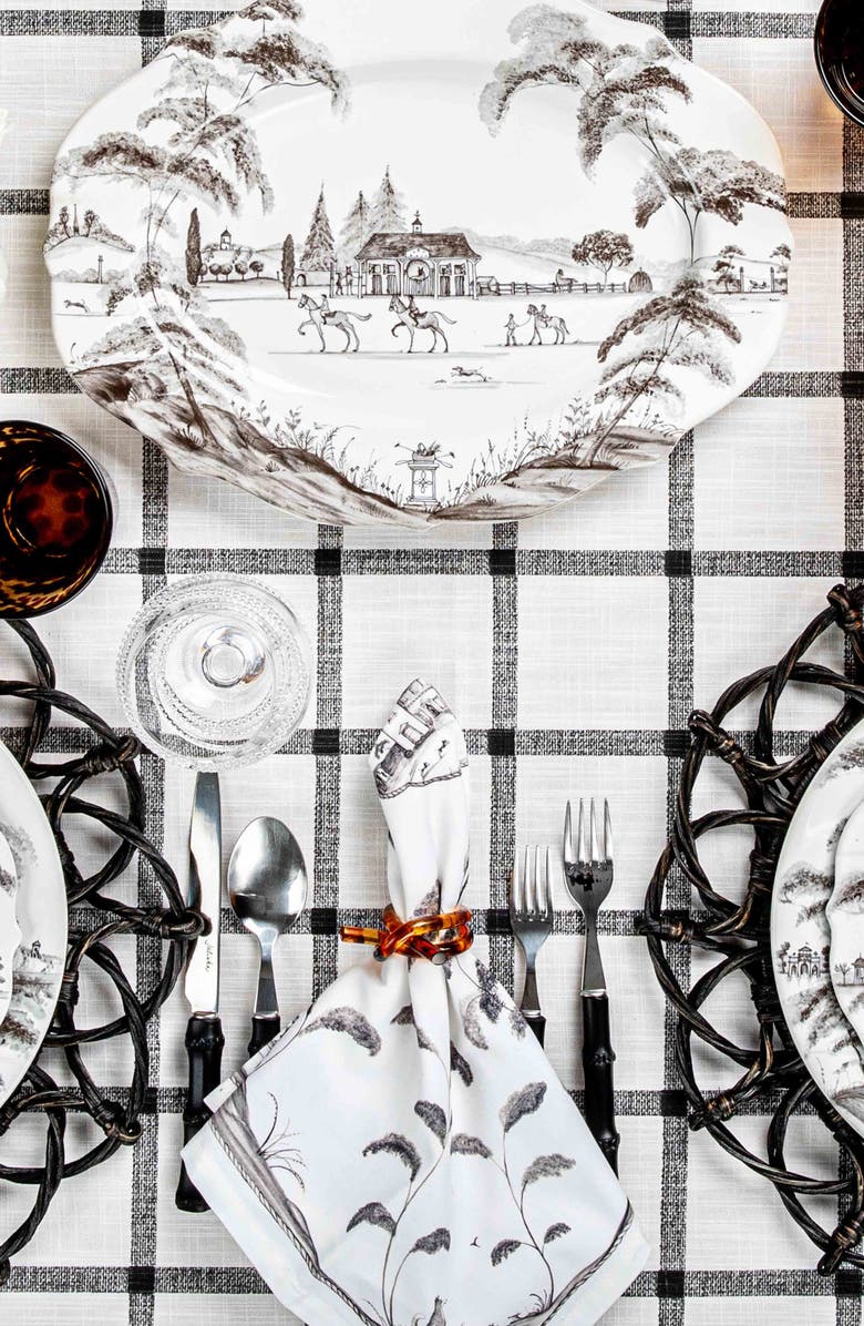 Juliska Set of 4 Tortoise Knot Napkin Rings, Alternate, color, Tortoiseshell