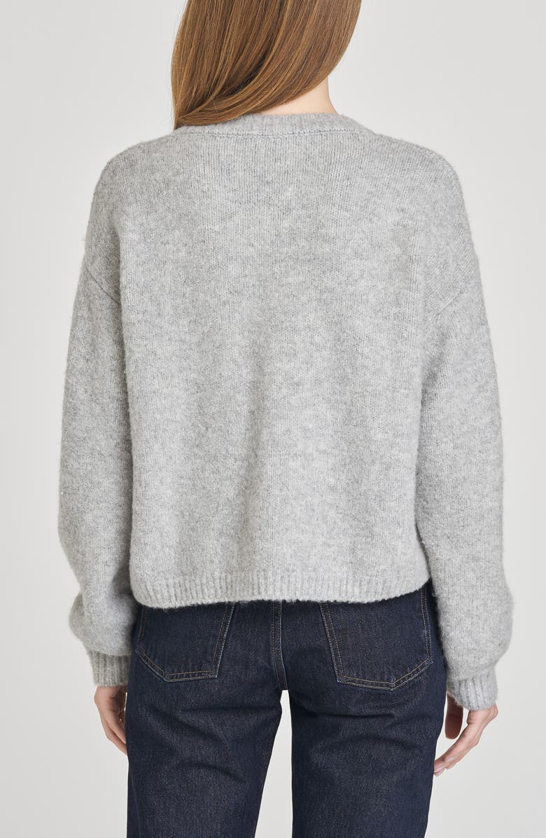 WAYF Winslow Cardigan, Alternate, color, Heather Grey