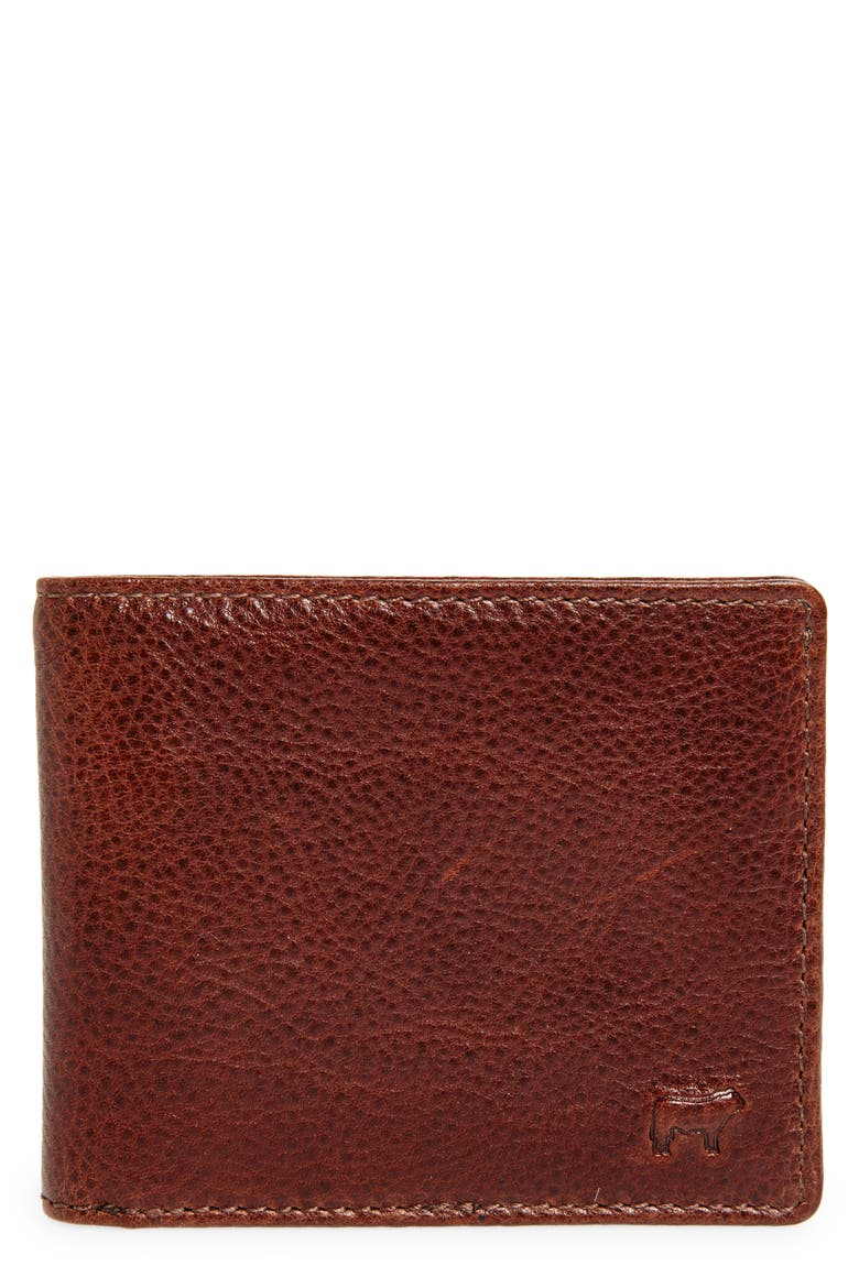 Classic Leather Bifold Wallet, Main, color, COGNAC