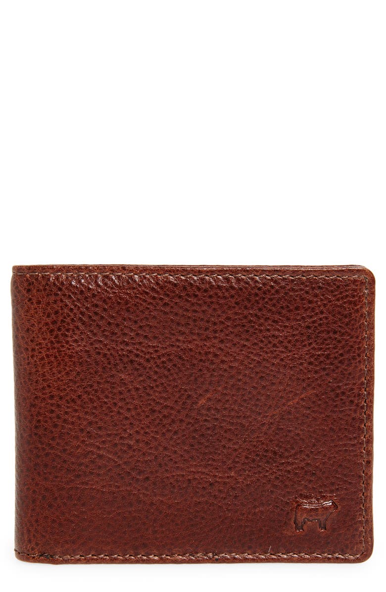 Will Leather Goods Classic Leather Bifold Wallet, Main, color, Cognac