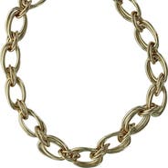OLIVIA WELLES Della Chain Link Collar Necklace