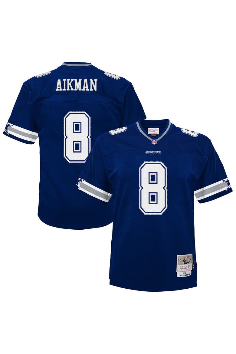 Infant Mitchell & Ness Troy Aikman Navy Dallas Cowboys 1996 Retired Legacy Jersey, Main, color, Navy