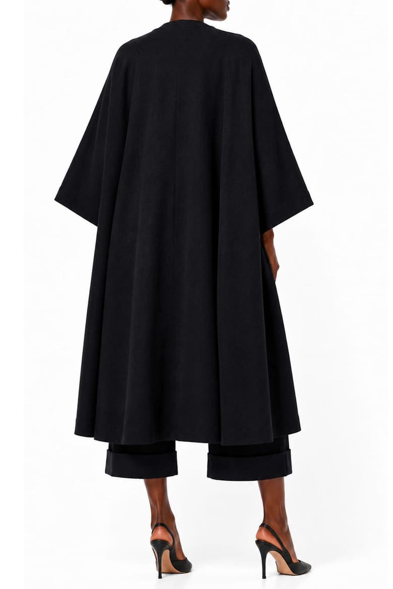 Open Sweater Duster, Alternate, color, BLACK
