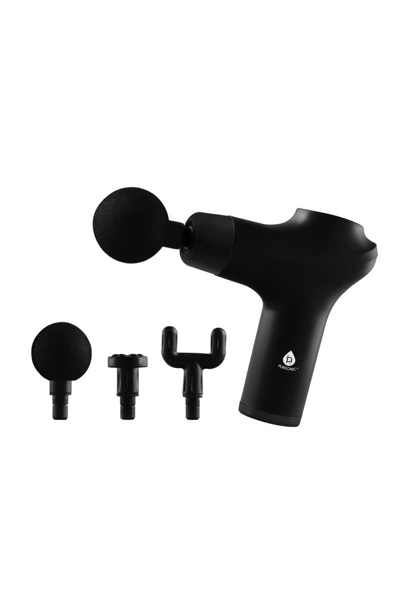 PURSONIC Cordless & Rechargeable Professional Massage Gun, Alternate, color, Black