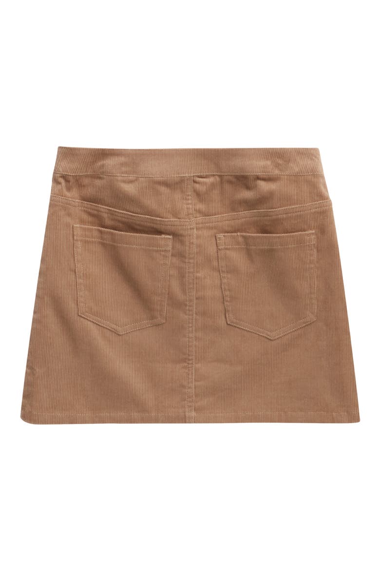 Kids' Cotton Corduroy Skirt, Alternate, color, TAN