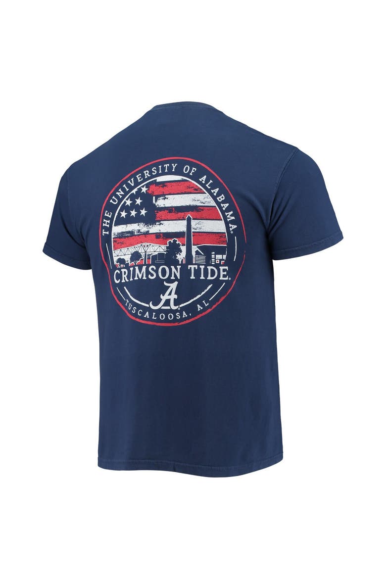 Men's Navy Alabama Crimson Tide Campus Americana T-Shirt, Alternate, color, Navy