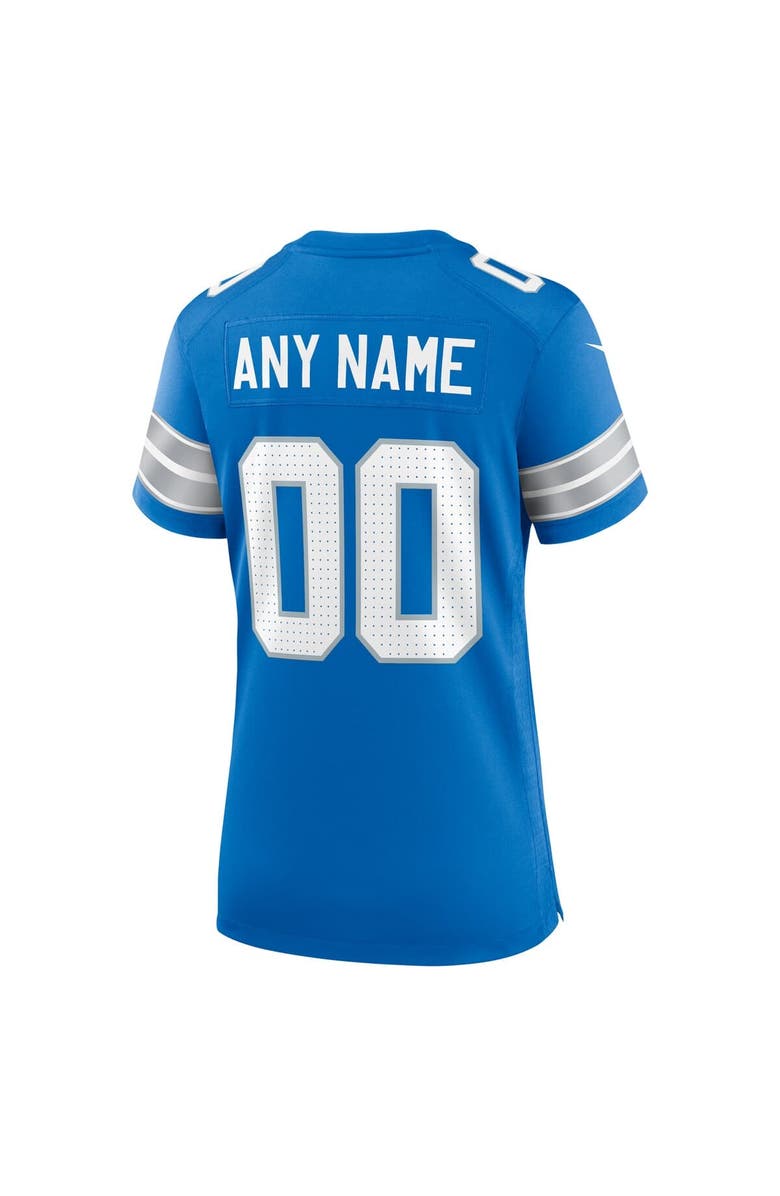 Nike Women's Nike Blue Detroit Lions Custom Game Jersey, Alternate, color, 
