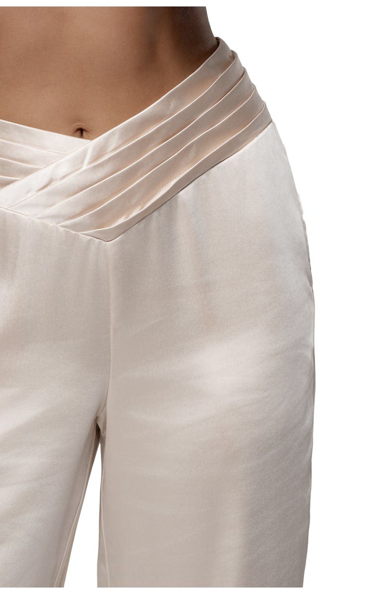 JLUXLABEL True Affection Satin Trouser, Alternate, color, Champagne