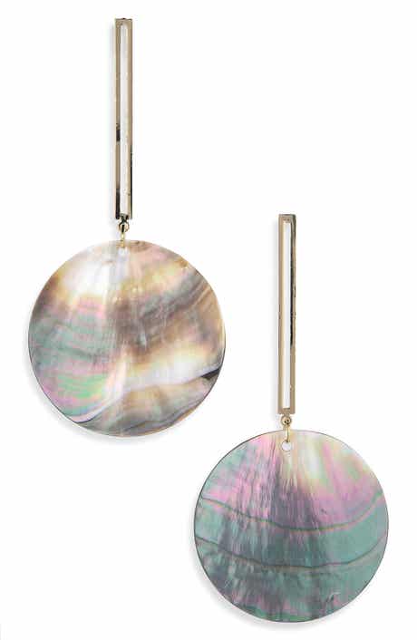 NATASHA Shell Drop Earrings