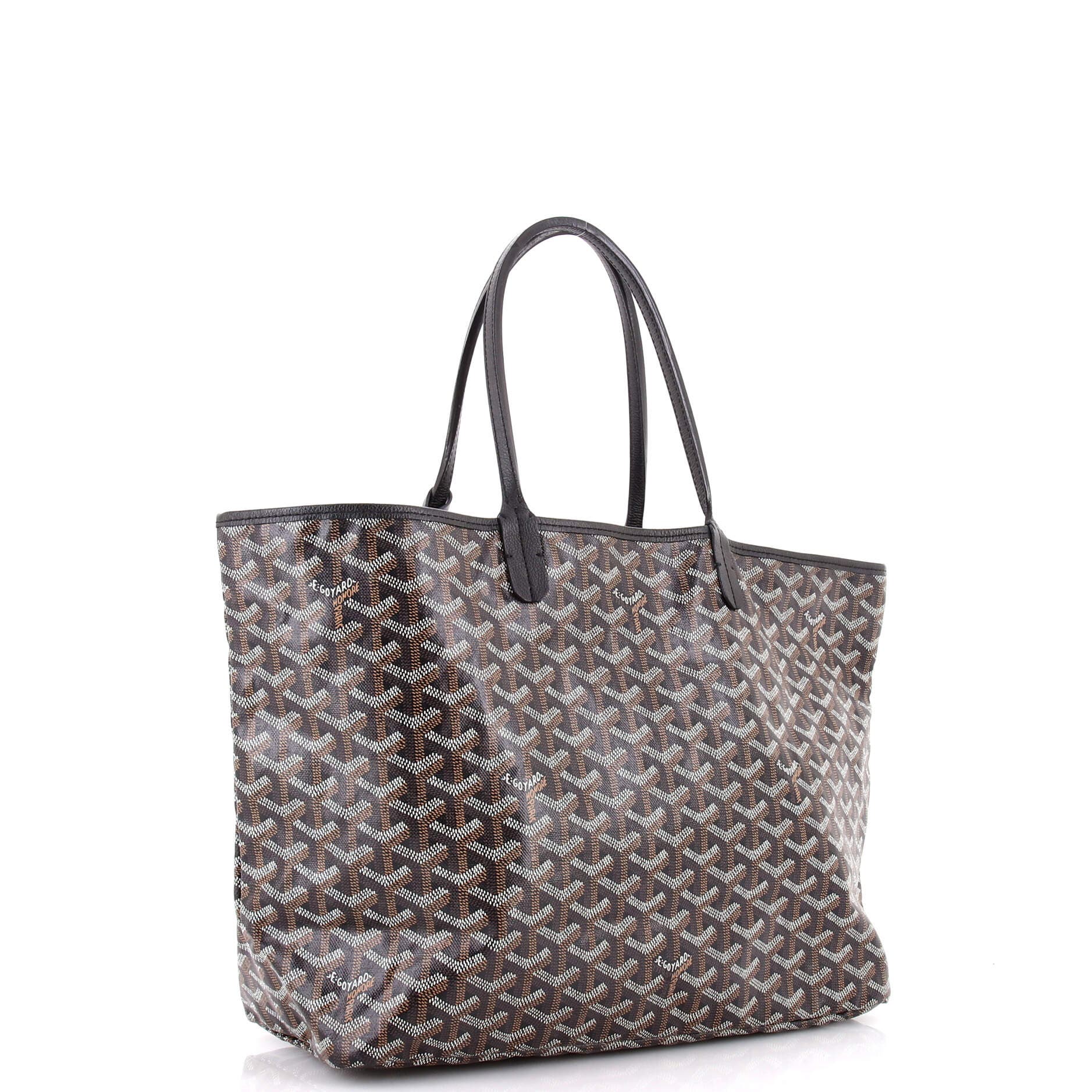 Saint Louis Tote Coated Canvas PM, Alternate, color, Black