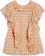 Ulla Johnson Daevy Cutout Ruffle Top