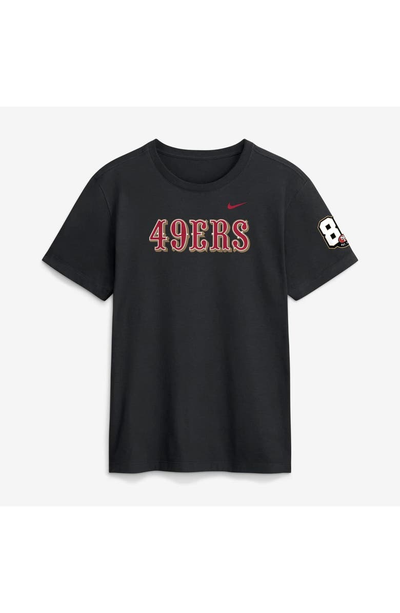 Nike Men's Nike Black San Francisco 49ers 80th Anniversary Goal Line Stand T-Shirt, Main, color, Black