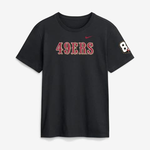 Men's Nike Black San Francisco 49ers 80th Anniversary Goal Line Stand T-Shirt