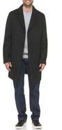 Cole Haan Classic Wool Blend Plush Notched Collar Coat