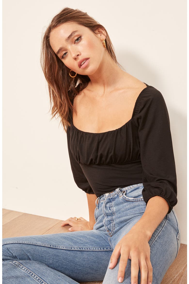 Mari Top, Alternate, color, BLACK