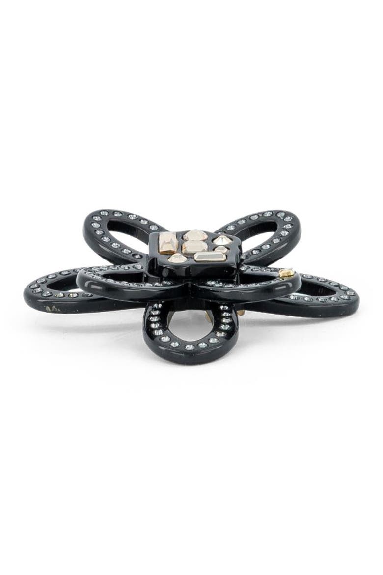 Tango Strass Side Barette, Alternate, color, Black