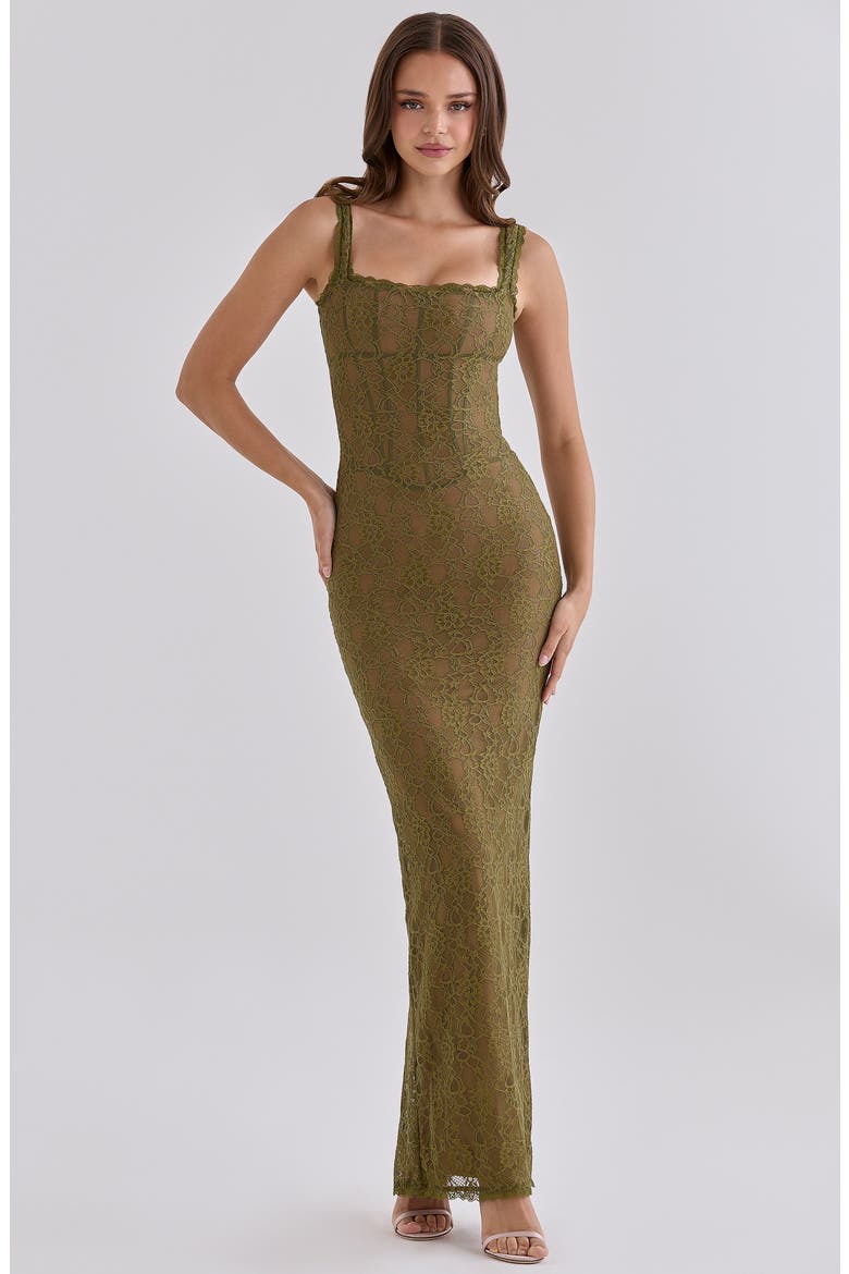 Aureliana Lace Gown, Alternate, color, LIME GREEN