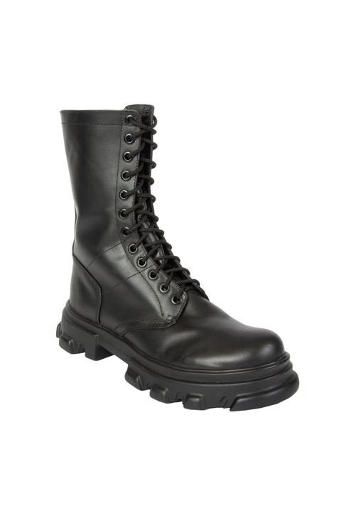 High Altitude Black Leather Boots BSB