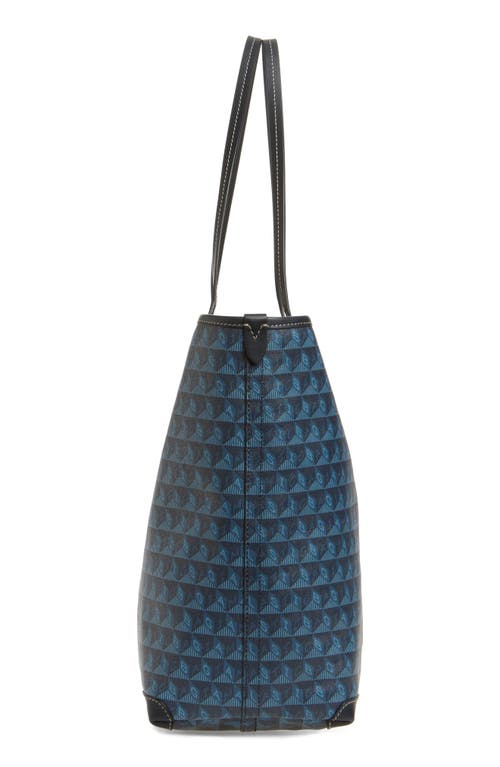 Shop Anya Hindmarch I Am A Plastic Bag Wink Tote In Marine