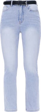 Bayeas High Waist Straight Leg Jeans
