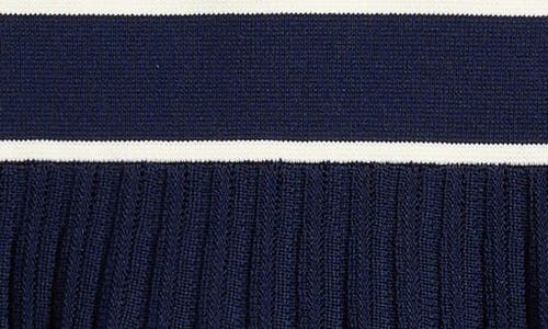 Reiss Girls' Freya Piped Knitted Dress - Little Kid, Big Kid In Blue