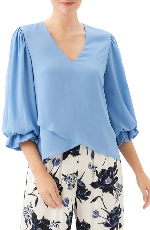 Crossover Hem Asymmetric Top (Regular & Petite)