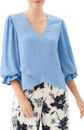 Karen Kane Crossover Hem Asymmetric Top