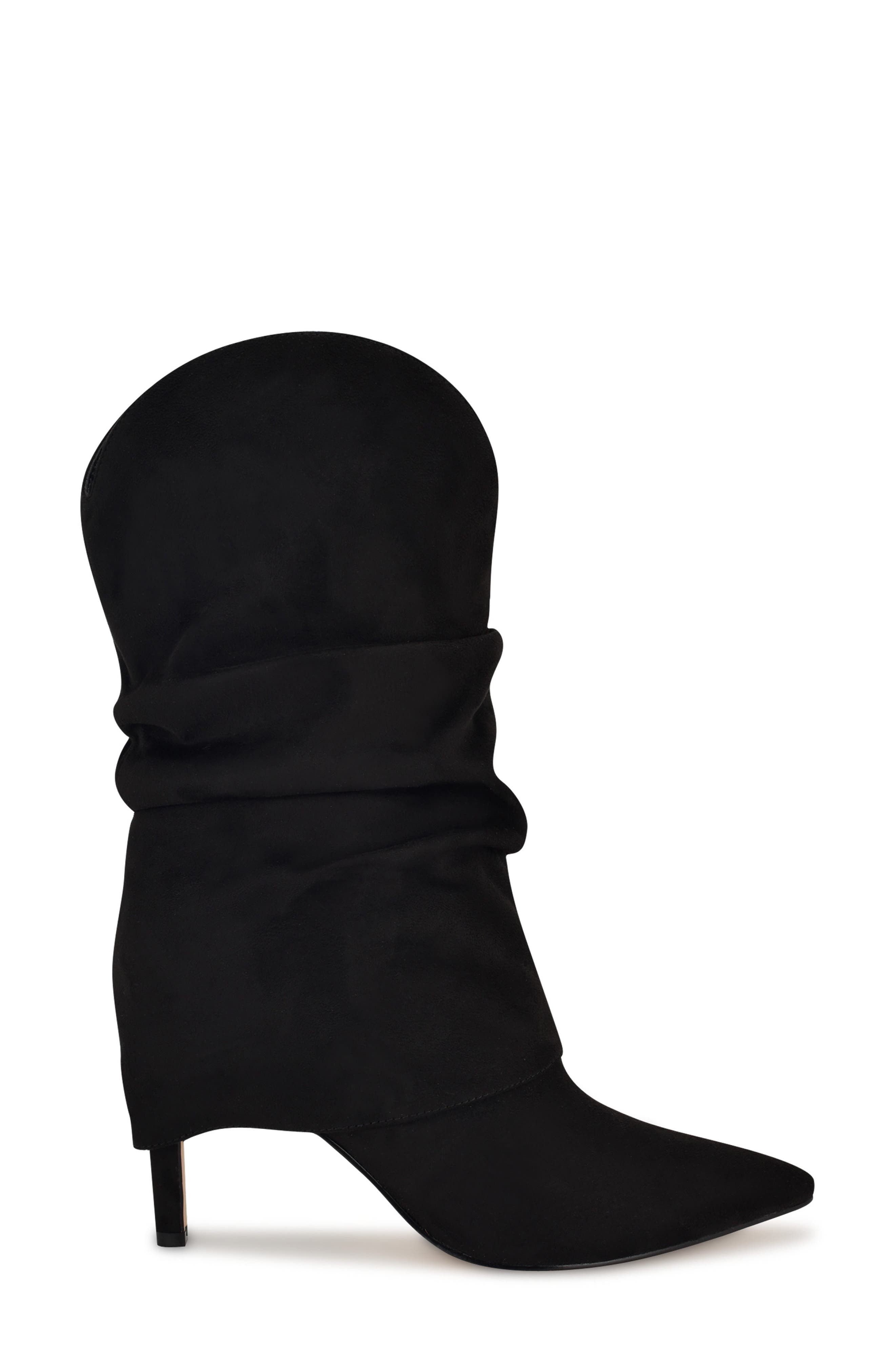 Nine West Glitch Slouchy Foldover Shaft Pointed Toe Boot, Alternate, color, 