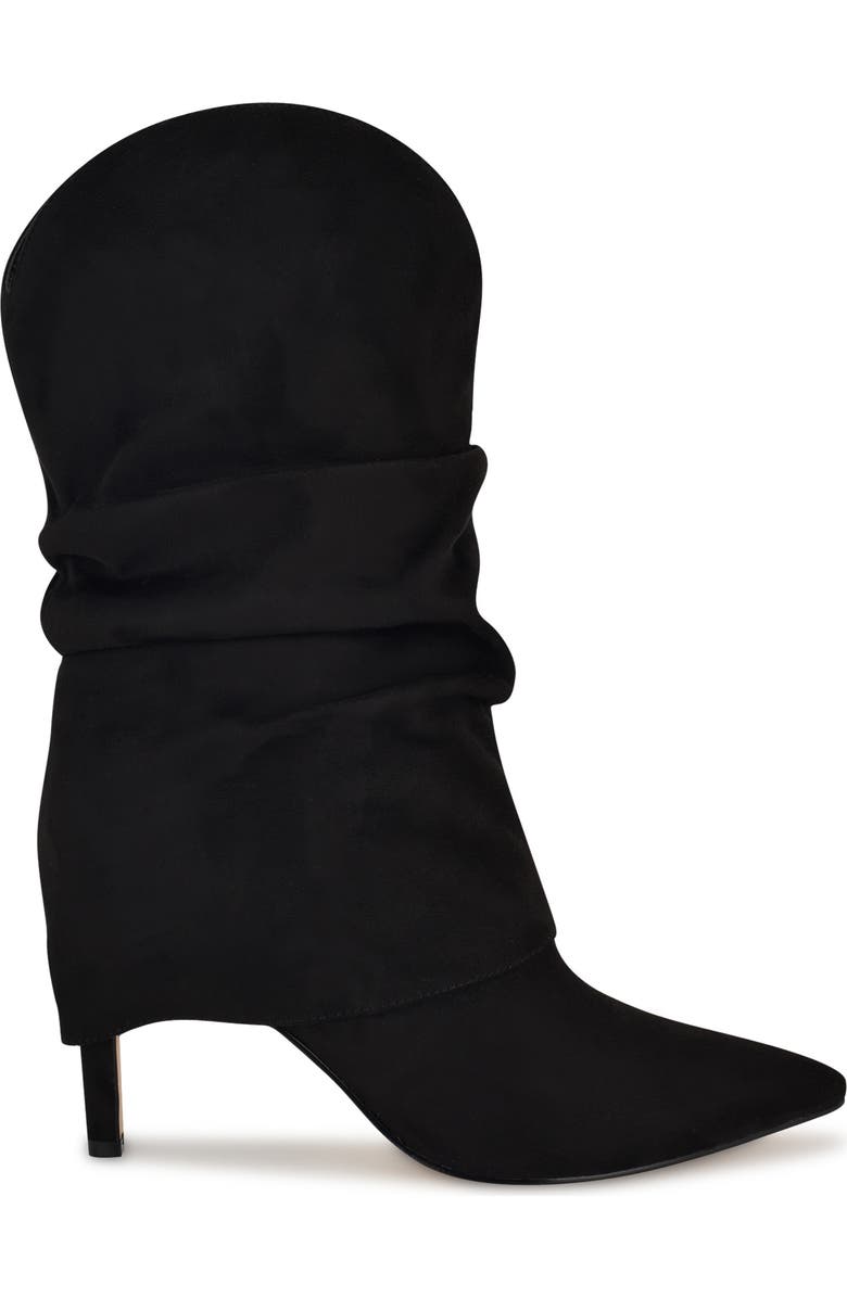 Nine West Glitch Slouchy Foldover Shaft Pointed Toe Boot, Alternate, color,