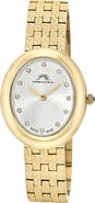 PORSAMO BLEU Women's Porsamo Bleu Angelica Oval Sunray Dial Stainless Steel Watch