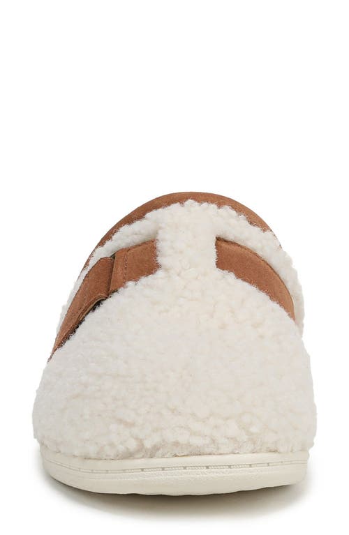 Vionic Izzy Faux Shearling Clog In White