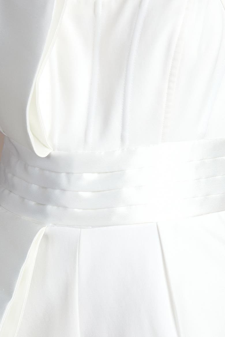 Strapless Bow Wide Leg Jumpsuit, Alternate, color, Ivory