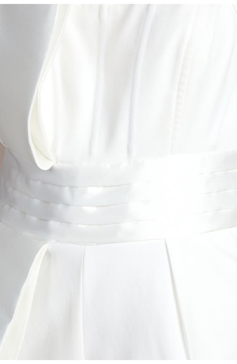 Coast Strapless Bow Wide Leg Jumpsuit, Alternate, color, Ivory