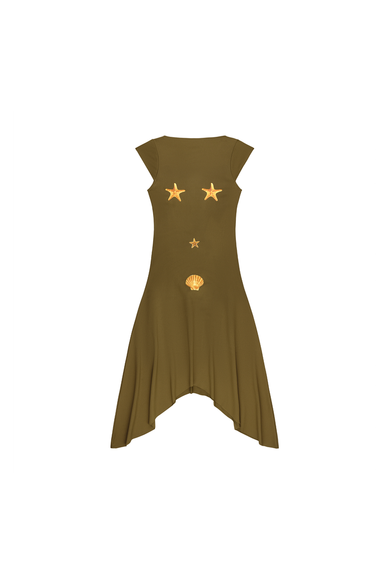 Jia Dress, Alternate, color, Seaweed