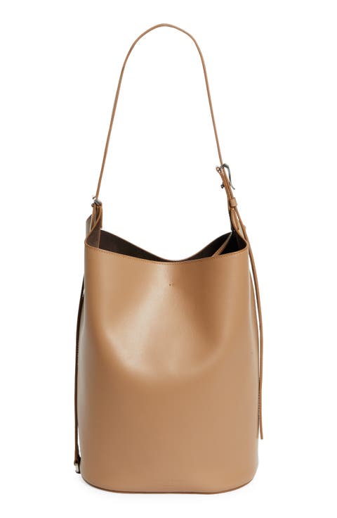 Brant Leather Bucket Bag