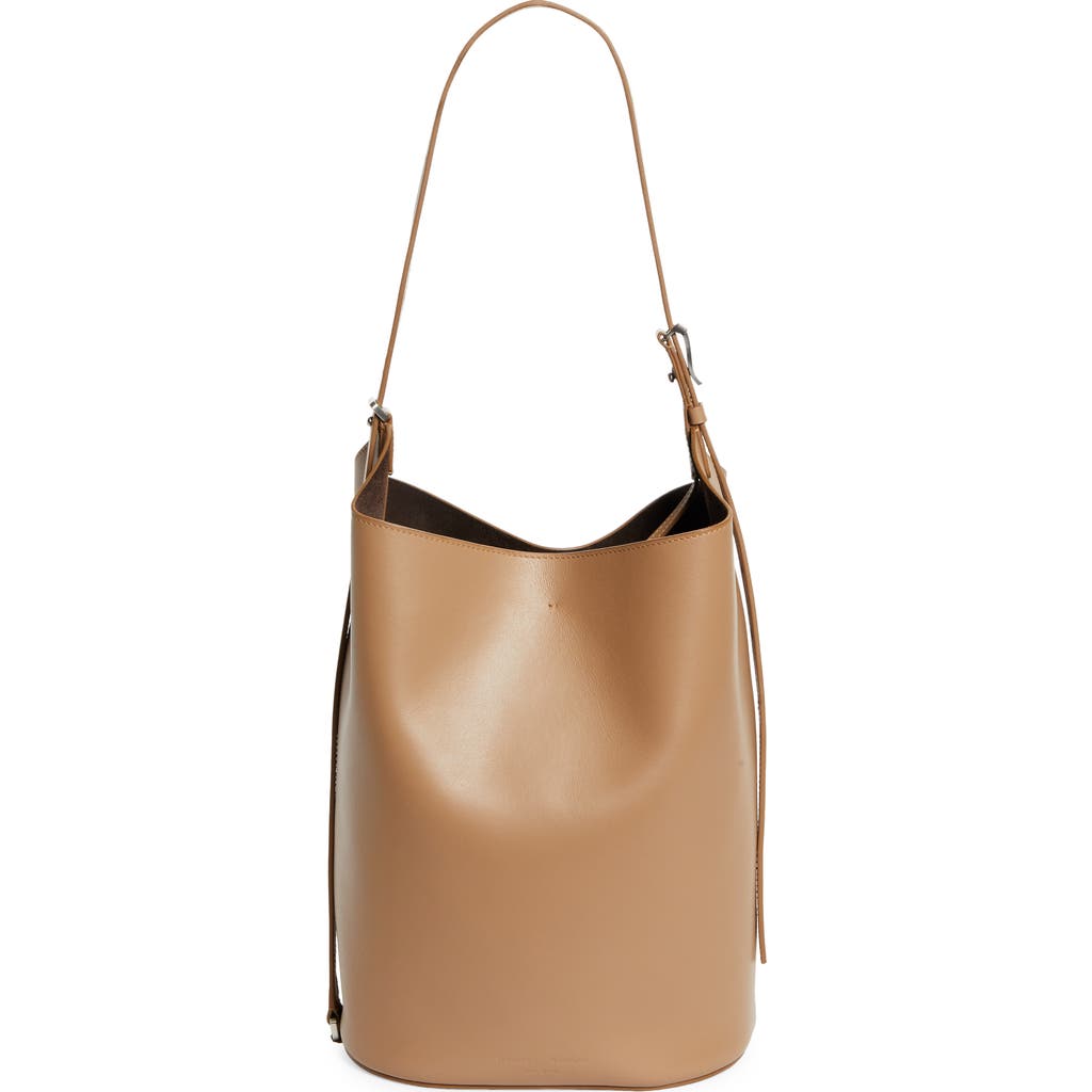 Proenza Schouler Brant Bucket Bag In Smooth Leather In Cumin